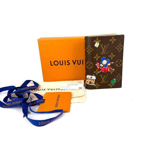 LOUIS VUITTON Passport Cover Monogram Vivienne 2025 Print New in Box - Picture 2 of 11